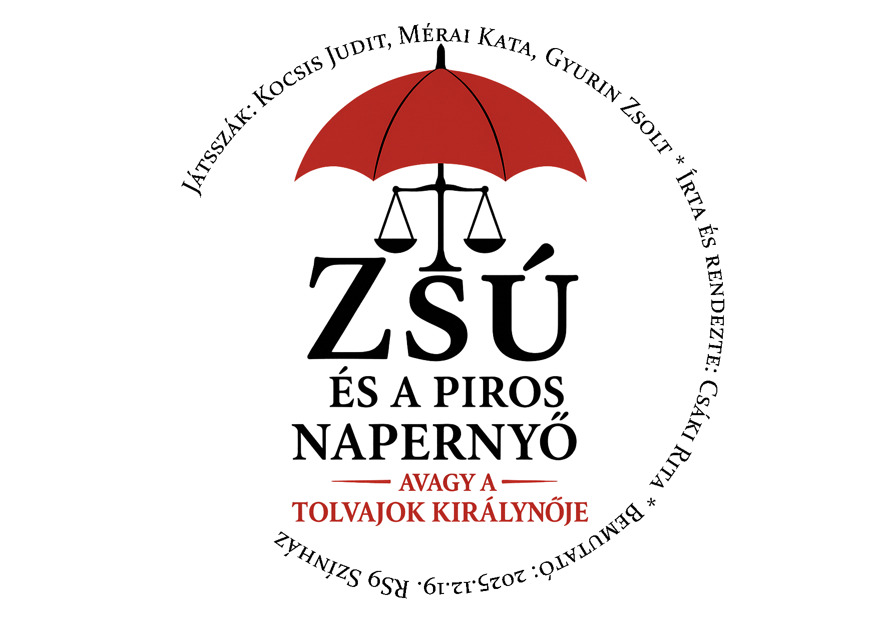 zsú és a piros napernyő